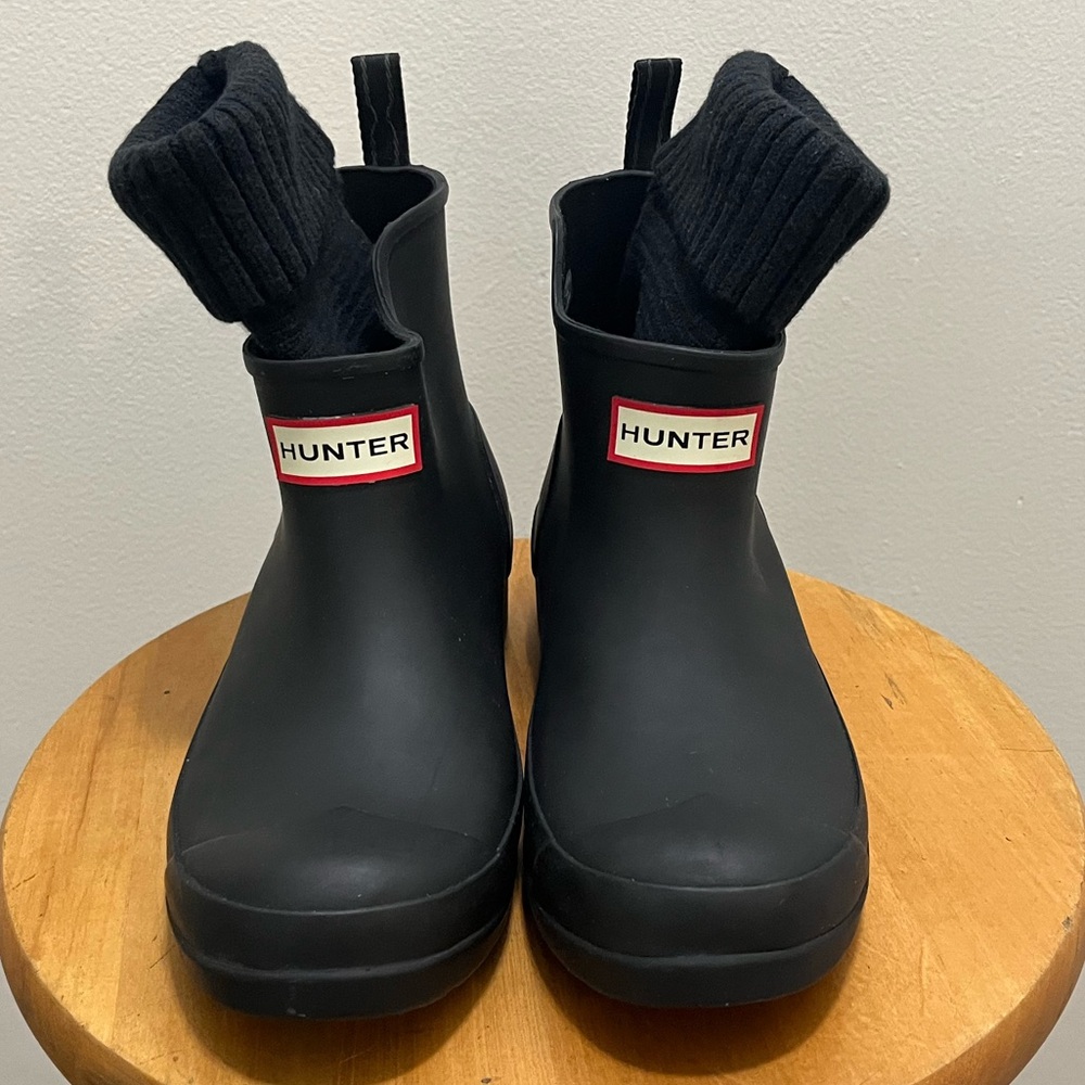 Hunter In/Out sock rain boots. NWOB